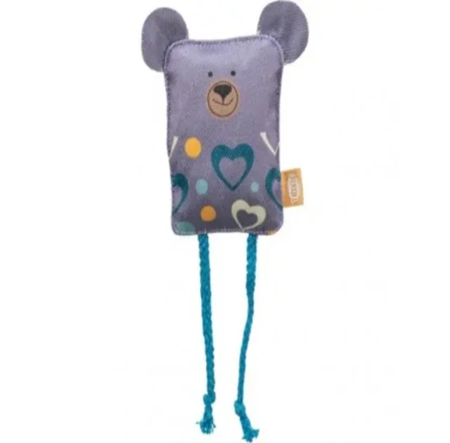 Игрушка-подушка Trixie для собак, ткань, 10 см, серый