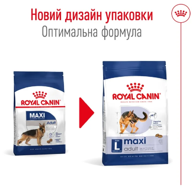 Сухой корм Royal Canin Maxi Adult для собак крупных пород, 4 кг