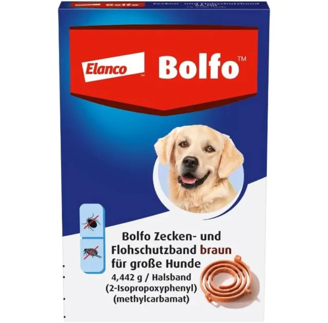 Ошейник Elanco Bolfo против блох и клещей для собак, 66 см
