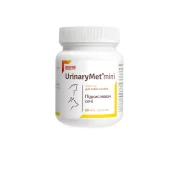 Таблетки Dolfos UrinoMet Mini для регулювання кислотності сечі для собак дрібних порід та котів, 60 табл.