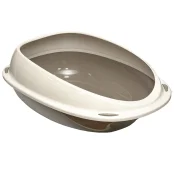 Пластиковий туалет Georplast Shuttle для котів, 57×40×19 см, сірий