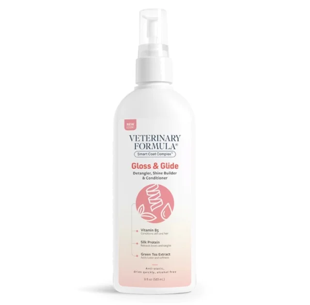 Кондиціонер Veterinary Formula Gloss & Glide Conditioner для собак і котів, антистатик, спрей, 236 мл