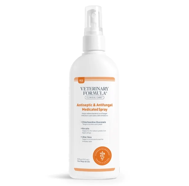 Спрей Veterinary Formula Antiseptic & Antifungal Spray для собак і котів, 236 мл