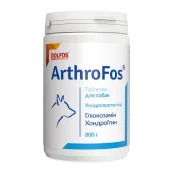 Таблетки Dolfos ArthroFos для правильного функціонування суглобів для собак, 800 табл.