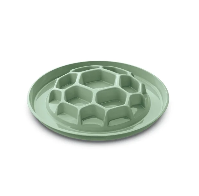Миска для здорового харчування Georplast Honey для кішок і собак, 32×32×6 см