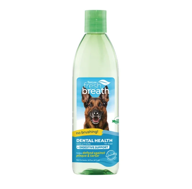 Добавка в воду TropiClean Fresh Breath для ухода за полостью рта, с пробиотиком, для собак, 473 мл