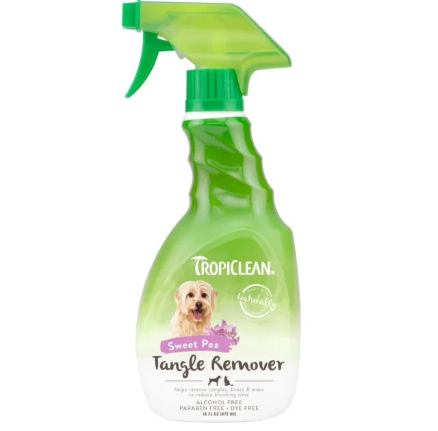 Спрей TropiClean Tangle Remover для розплутування ковтунів для собак і котів, 473 мл