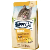 Сухий корм Happy Cat Minkas Hairball Control для виведення грудочок шерсті для кішок, з птахом, 500 г