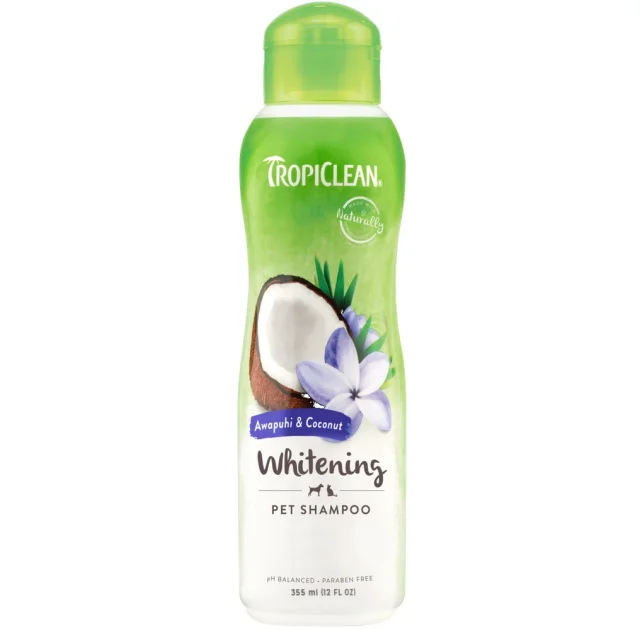 Шампунь TropiClean Awapuhi and Coconut "Имбирь и кокос" для собак и кошек с белой шерстью, 355 мл