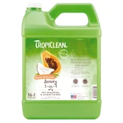 Шампунь TropiClean Luxury 2in1 Papaya & Coconut "Папайя плюс 2 в 1" для собак и кошек, 3,8 л