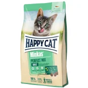Сухий корм Happy Cat Minkas Perfect Mix для дорослих кішок, с птахом, ягням і рисом, 1.5 кг