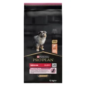 Сухий корм Purina Pro Plan Dog Medium Puppy OptiDerma для цуценят середніх порід, з лососем і рисом, 12 кг