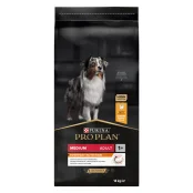 Сухий корм Purina Pro Plan Dog Medium Adult для собак середніх порід, з куркою, 14 кг