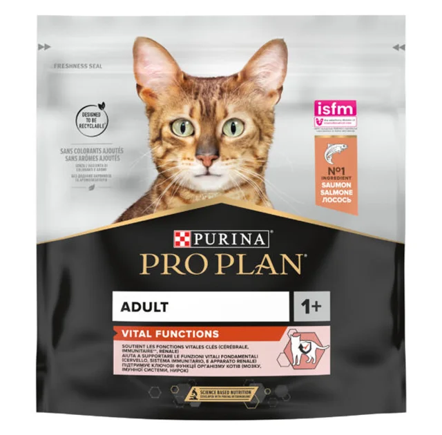 Сухой корм Purina Pro Plan Cat Original Adult Salmon для кошек, с лососем, 400 г