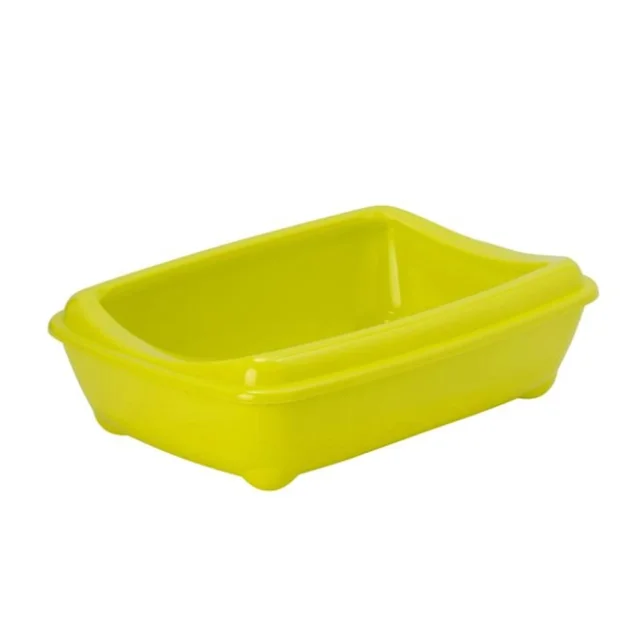 Туалет Moderna Mini Arist-O-Tray для кішок, з бортиком, салатовий, 42 х 31 х 13 см