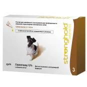 Краплі Zoetis Stronghold 12% від бліх і кліщів у собак вагою від 5 до 10 кг, 0.5 мл, ціна за 1 піпетку