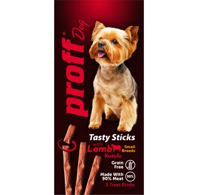 Жувальні ласощі Proff Dog для собак малих порід, стікси, з яловичиною, 3×5 г