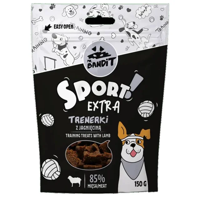 Лакомство Mr. Bandit Sport Extra для собак, с ягненком, мягкие подушечки, для тренировок, 150 г