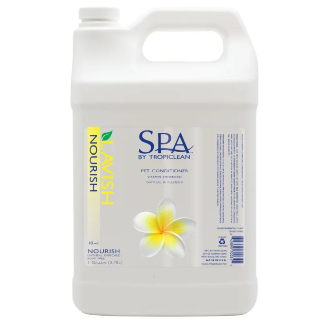 Кондиционер TropiClean SPA Nourish для увлажнения кожи и шерсти для собак и кошек, 3.8 л