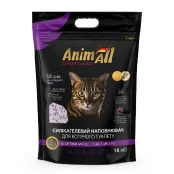 Силікагелевий наповнювач AnimAll Premium Кристали аметиста, для котів, 15 л (6.7 кг)