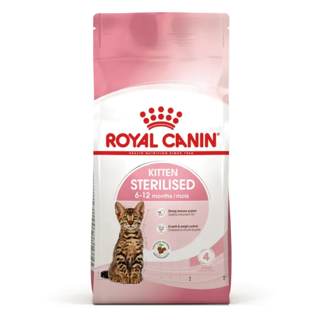 Сухой корм Royal Canin Kitten Sterilised для стерилизованных котят до 12 месяцев, 3.5 кг