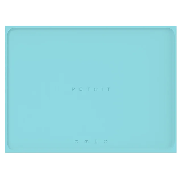 Килимок під миску Petkit Pet Mat Blue для котів та собак, антиковзний, силікон, 46×34 см, блакитний