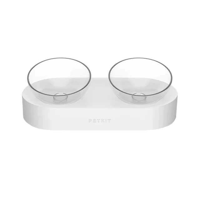 Годівниця Petkit Fresh Nano Pet Cat Two Bowl Stand для собак та котів, 275-480 мл, біла