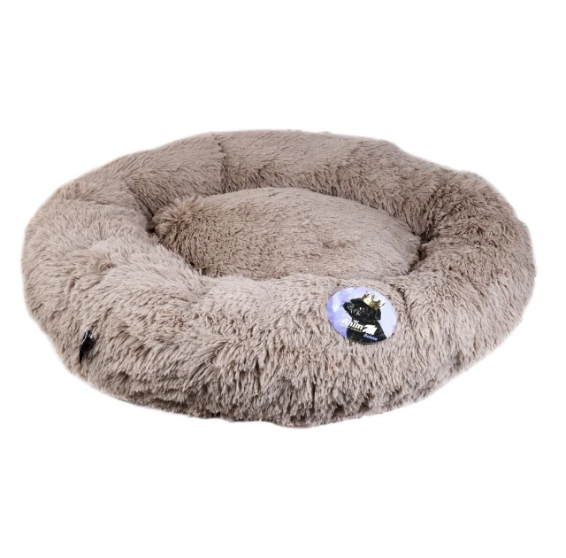 Лежак-гніздо Animall Wendy для собак і котів, розмір XL, 78×78×16 см, брауні