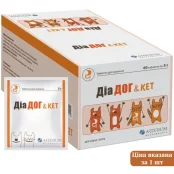 Таблетки Arterium Діа Дог & Keт для собак і котів №1, 5 г, 60 таблеток, ціна за 1 таблетку