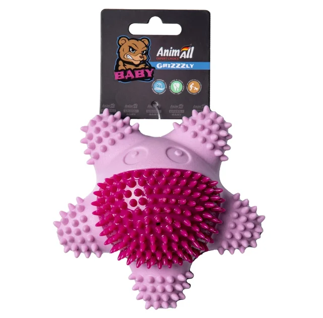 Игрушка AnimAll GrizZzly Baby, морская звезда, розовая лаванда, 13.3×12.7×5.8 см