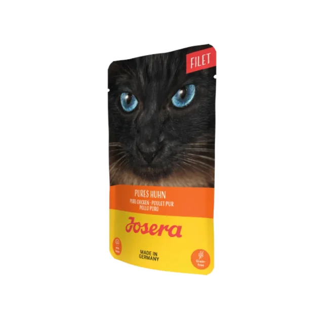 Вологий корм Josera Filet Pures Huhn для котів, куряче філе, пауч, 70 г