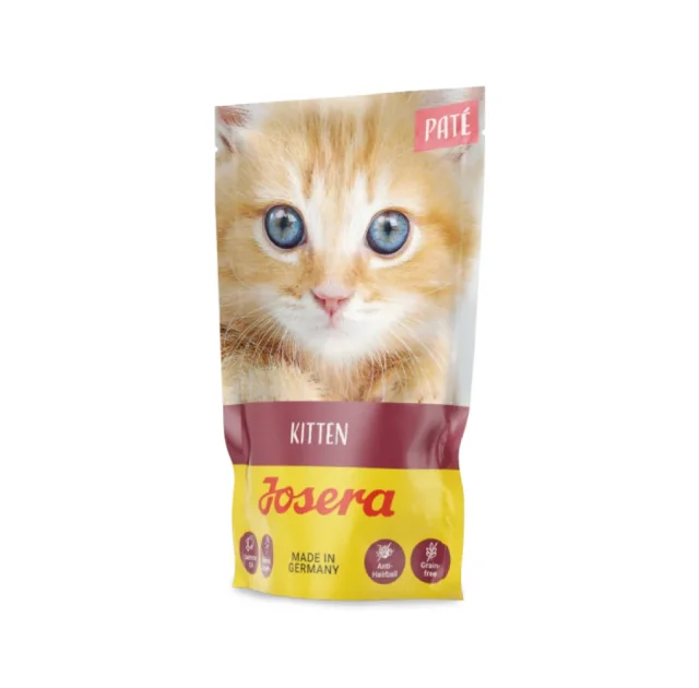 Вологий корм Josera Pate Kitten для кошенят, паштет з куркою, пауч, 85 г