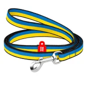 Поводок нейлоновый Waudog Nylon для собак, рисунок "Colors of freedom", XS, 10 мм,122 см