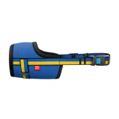 Намордник Waudog Nylon для собак, малюнок "Colors of freedom" пластиковий фастекс, розмір XL, 35-43 см