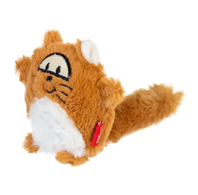 Іграшка для собак GiGwi Plush, Лисиця з великою пищалкою, плюш, штучне хутро, 18 см