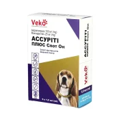 Краплі Veko Ассуріті Плюс проти паразитів для собак вагою 4-10 кг, 1 мл, ціна за 1 піпетку