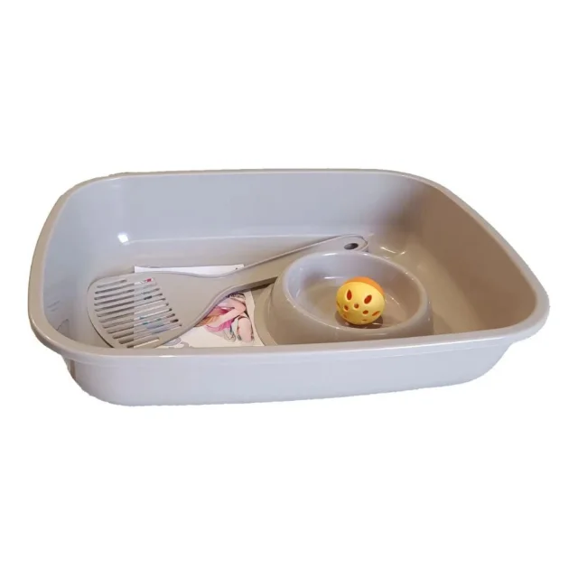 Комплект Georplast Welcome Starter Kit For Kitten для кошенят, 37×27×8.5 см, бежевий
