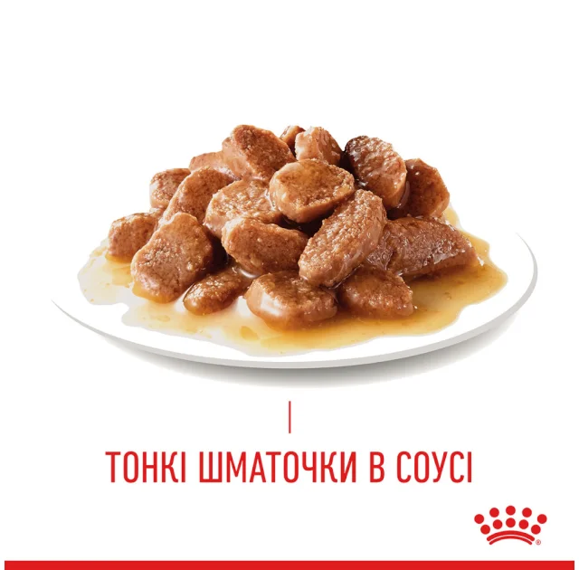 Вологий корм Royal Canin Light Weight Care для котів схильних до зайвої ваги, шматочки в соусі, 85 г