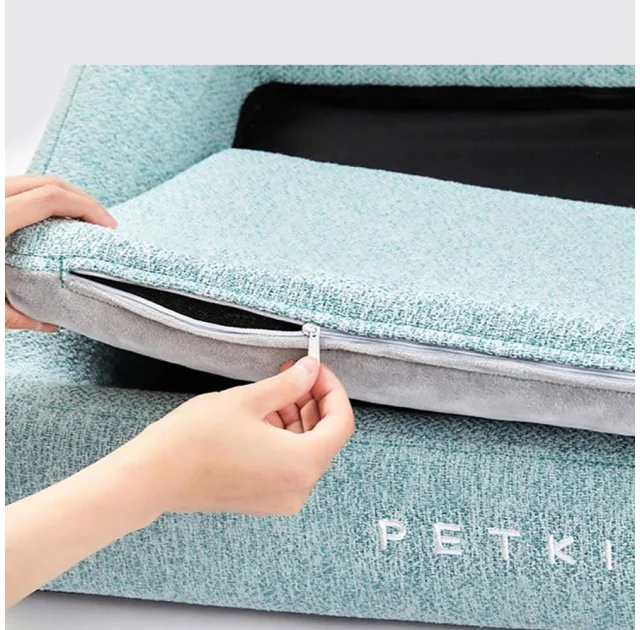 Лежанка Petkit Four Season Pet Bed New для собак, розмір S, 51×39×10.5 см, блакитна