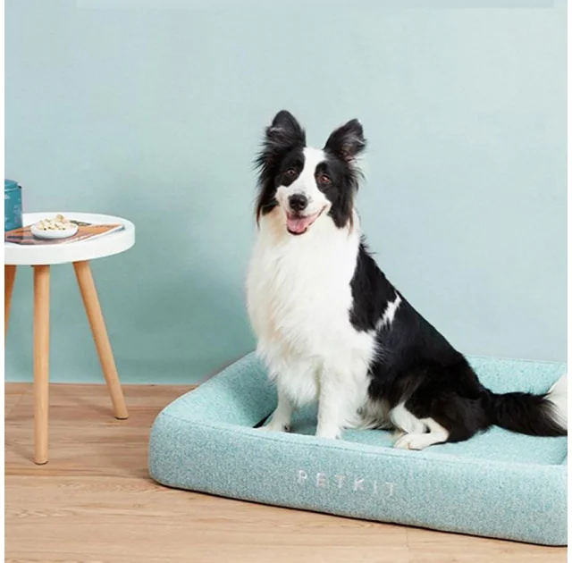 Лежанка Petkit Four Season Pet Bed New для собак, розмір S-M, 67×51×12.5 см, блакитна