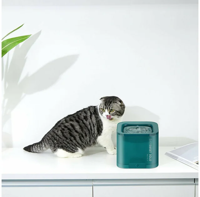 Поилка Petkit Electric Pet Cat/Dog Solo Green для собак и кошек, 1.85 л, зелёная