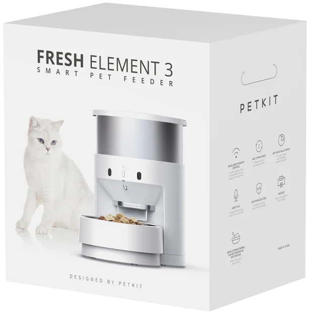 Смарт годівниця Petkit Smart Fresh Element 3 для собак та котів, 5 л, біла