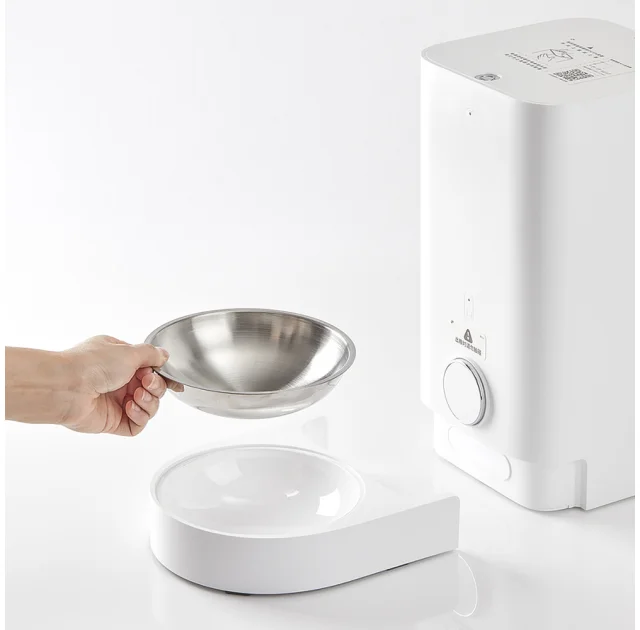 Смарт кормушка Petkit Smart Pet Feeder Mini Stainless Steel Bowl для собак и кошек, 2.8 л, белая