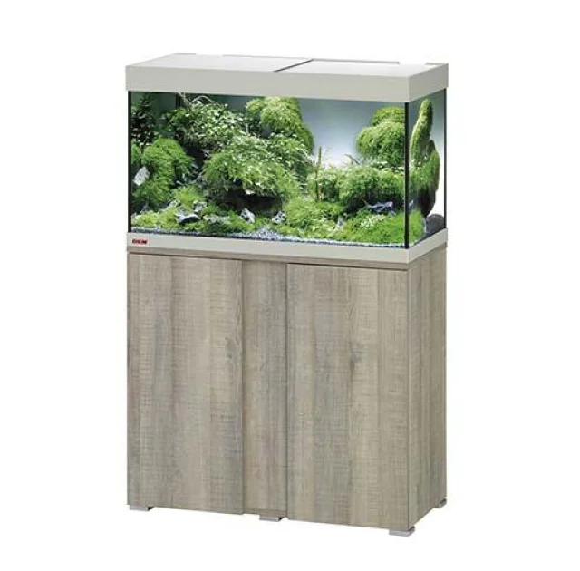 Аквариумный комплект EHEIM vivaline LED 126 13 Вт серый дуб, с тумбой (80x45x35, 126л)