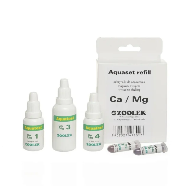 Тест на кальций и магний Zoolek Aquatest Ca-Mg, 0,082 кг, 9 x 3,5 x 13,5 см (реагент)