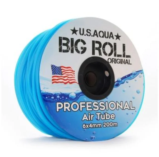 Шланг U.S.Aqua Airline Blue синій 4/6 мм силіконовий, 200 м
