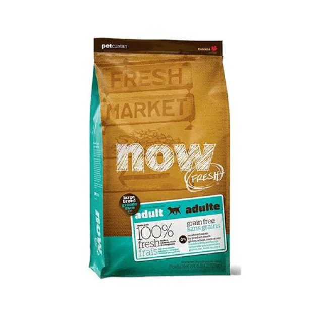 Беззерновой корм NOW Fresh Adult Large Breed для дорослих собак великих порід, з індичкою, 11,34 кг
