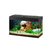 Акваріумний комплект Ferplast Dubai 80 LED Black з LED-освітленням, чорний, 125 л
