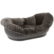 Пластиковый лежак Ferplast Dormeuse с мягкой подкладкой для кошек и собак, 73×45×24 см