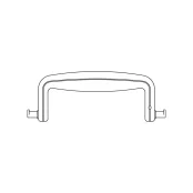 Ferplast Запасная пластиковая ручка L380 Handle Bordo для переноски Atlas Deluxe
